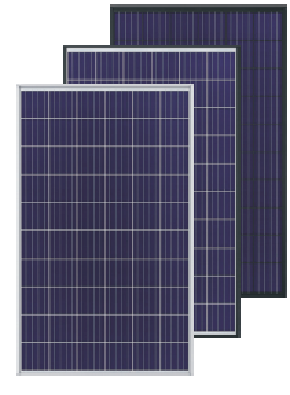 Poly crystalline silicon solar module 260 W